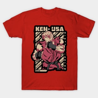 Ken USA Street Fighter fan art T-Shirt